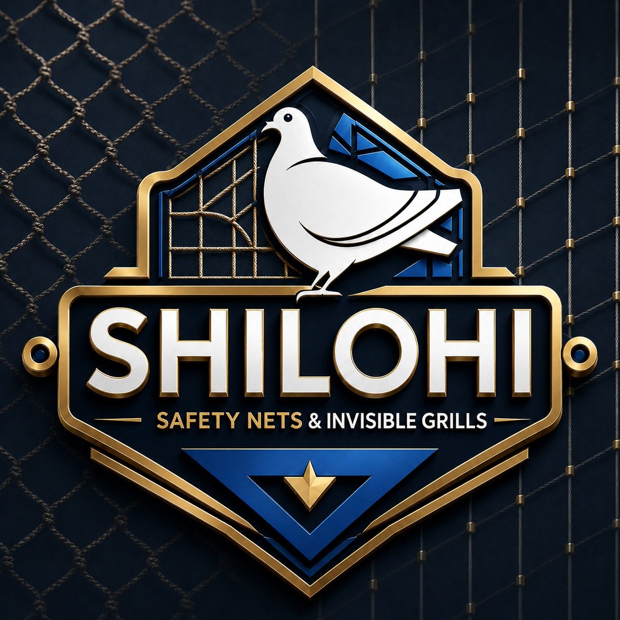 Shilohi Safety Nets & Invisible Grills Logo