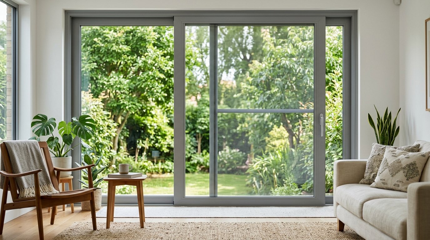 Window safety net and mosquito screen