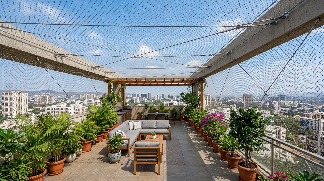 Terrace safety net coverage